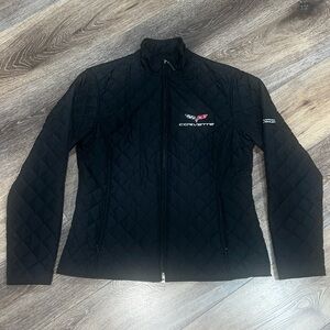 Cutter & Buck “CORVETTE” Ladies Quilted / Puffer Lightweight Jacket In Black